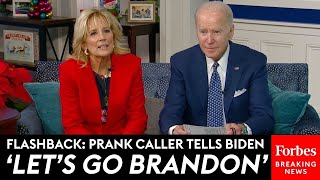 Biden Gets Pranked When Caller Tells Him, 'Let's Go Brandon!' During Santa Tracker Show | FLASHBACK