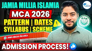 Jamia Millia Islamia MCA Admission 2026 Seats, Fees, Placement & Process