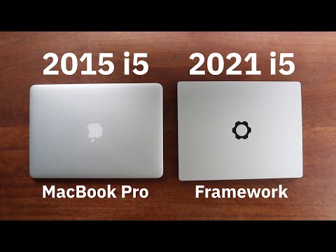 Framework Laptop vs 2015 MacBook Pro - Comparison and Benchmarks