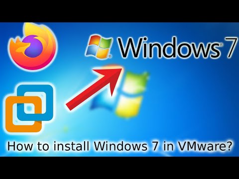 How to install Windows 7 on VMware?