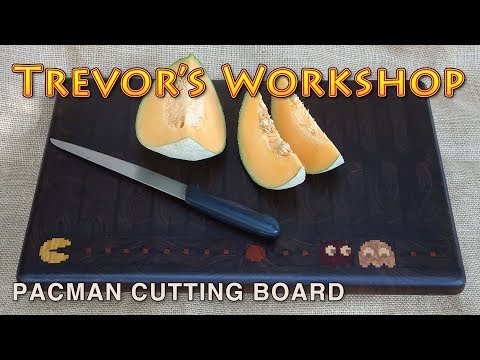 pacman cutting board