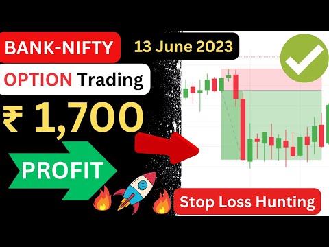 Banknifty Stoploss Hunting | Trap Trading | 13 June 2023