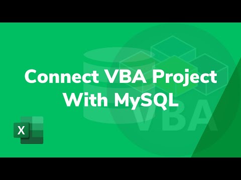 Master VBA & MySQL: How to Connect VBA Project with a MySQL Database!
