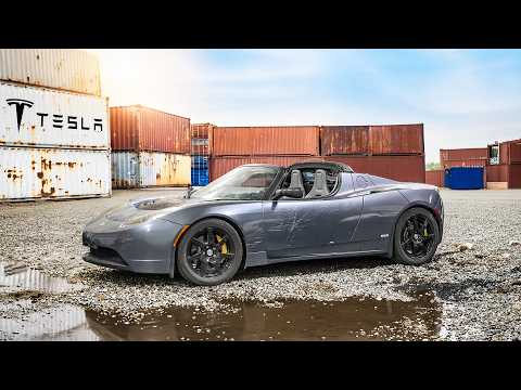 Restoring A Cheap Neglected Tesla Roadster To Make A MASSIVE Profit