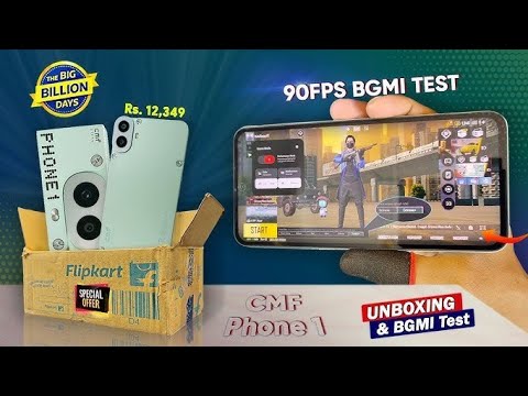 CMF PHONE 1 90Fps Gameplay 😱✅ | Only 13k under Best gaming phone 5G #cmf #nothing #bgmi