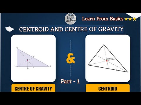 What is centroid and centre of gravity ?