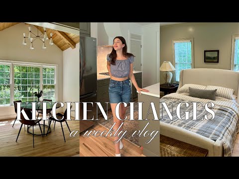 VLOG: kitchen changes, a week at home in North Carolina