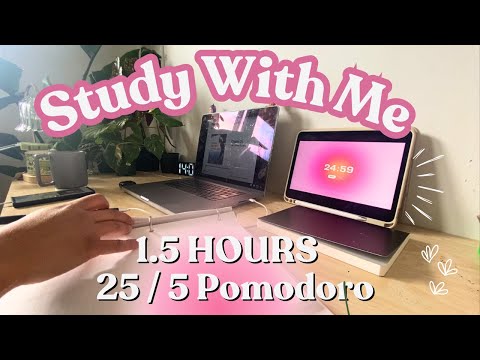 Study With Me 1.5 Hours MCAT Prep + LOFI Music - 25 / 5 Pomodoro