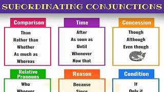 Subordinating Conjunctions in English Grammar