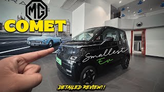 MG COMET EV (Exclusive) 2025 | New Price | 230km Range | Detailed Video!