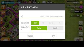Clash of Clans mod with Game Hacker [ROOT]