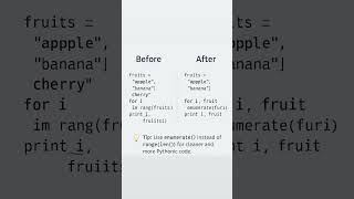 Clean code=better readability=faster debugging👍🏻More clean code tips coming soon#python#codedaily