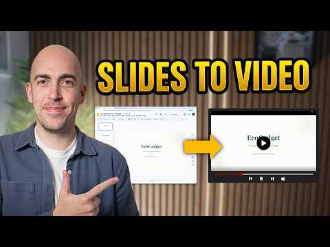 How To Convert Slides to Video (in 2 mins)
