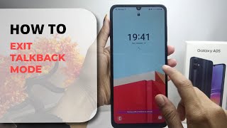How to Exit Talkback Mode on Samsung Galaxy A05/A05s