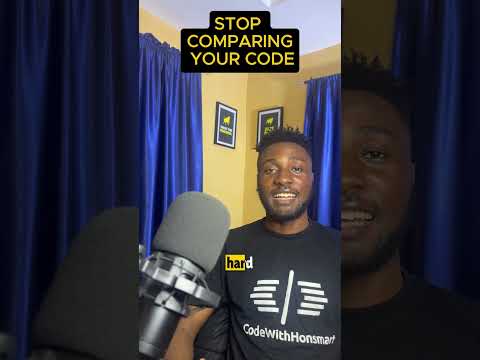Stop comparing your code to other developers #shots #shortsvideo #shortfeed #webdevelopment #coding