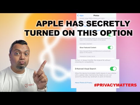Disable Apple's Enhanced Visuals for photo analyses - #privacymatters