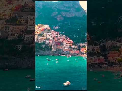 AMALFI COAST - 12K Scenic Relaxation Film #travel #drone #beautifuldestinations #top