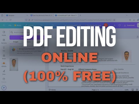 How to Edit PDF Online Using Canva (100% Free)