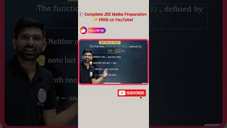 One-One & Onto Function JEE Mains 2025 PYQ 🔥 | Must Solve! #jee #jeemains #iitjee