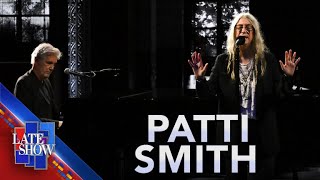 “Peaceable Kingdom” - Patti Smith (LIVE on The Late Show)