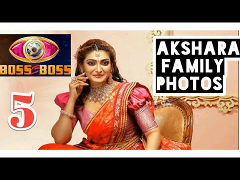 #Aksharareddy #bigbosss session  5 Akshara family photos collection of images