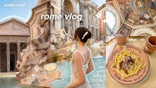 italy vlog 🇮🇹 3 days in ROME: everything i ate & did! exploring vatican, colosseum, first euro trip