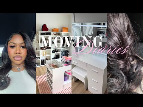 MOVING VLOG | CLOSET UPDATE, NEW VANITY, COFFEE TABLE, HAIR APPT + MORE