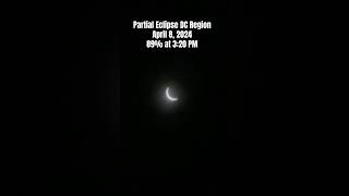 Eclipse 2024 Washington DC #eclipse2024 #eclipse2024 #solareclipse #astronomy #shorts #shortsvideo