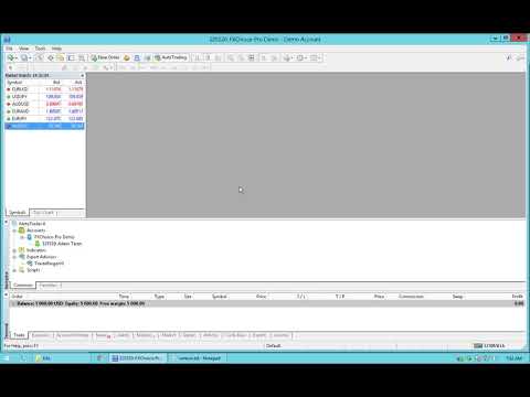 Setting up the trader