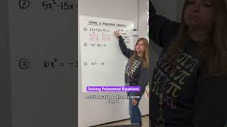Solving polynomial equations #iteachalgebra #math #algebra #mathematics #iteachmath #teacher