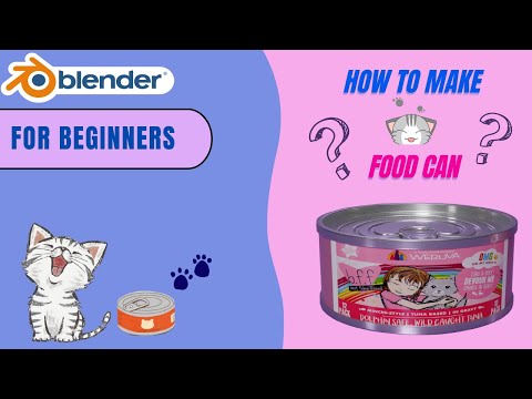 Blender Modeling For Absolute Beginners_ simple Cat Food Can (Bangla)