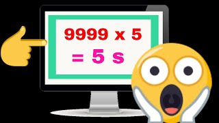 Fast Math Tricks:How to multiply fast any digits multiplication number by 5 -the fast way!