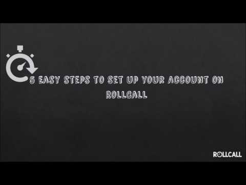 5 Easy steps to Set up RollCall