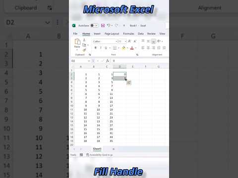 Fill Handle for Microsoft Excel
