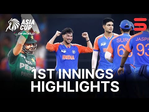 1st Innings Highlights | India vs Pakistan | Match 19 | DP World Asia Cup 2025 Final | ZF1K
