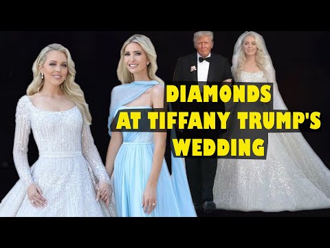 The brilliance of diamonds blinds the eyes: chic jewelry at Tiffany Trump's wedding
