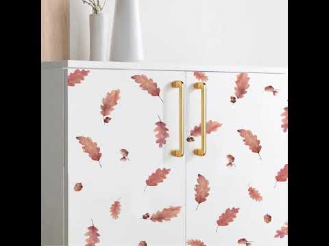 Pine Leaves Wall Sticker Trendy Boho Style #home #homedecor#walldecor #kidsroom #nursery