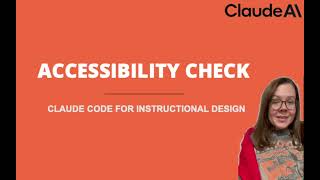 SCORM accessibility audit with Claude Code