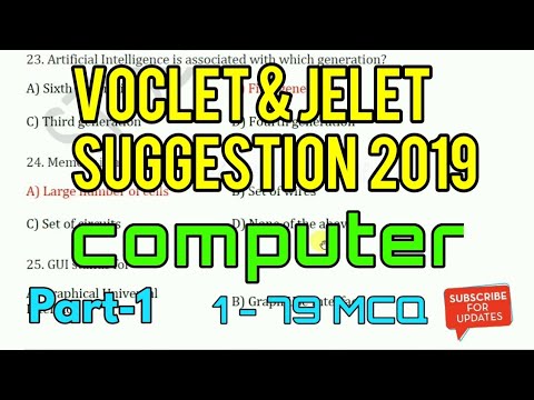 Voclet & jelet computer suggestion 2019 part - 1
