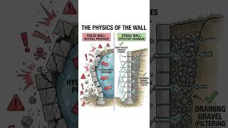 THE PHYSICS OF THE WALL #shorts #civilengineering065 #viral