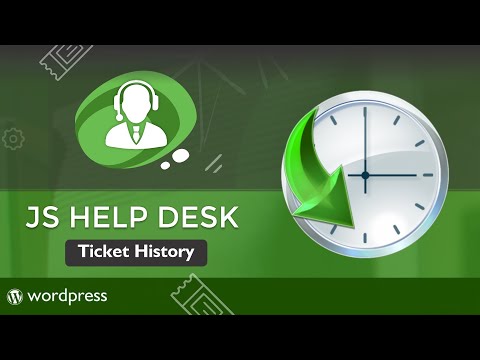 How to view ticket history in the best Help Desk plugin for WordPress
