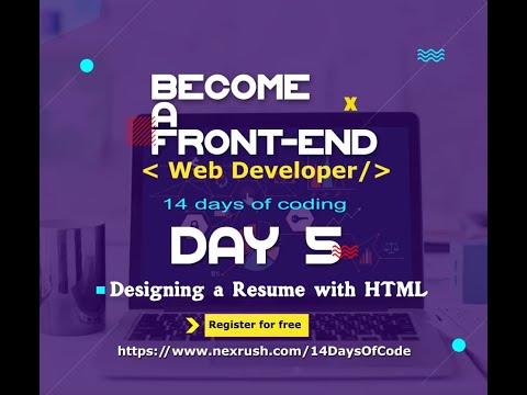 Building a Simple Resume with HTML