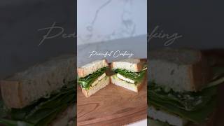 Vegan Pesto Sauce Sandwich | Lunch Idea | Silent Vlog #easylunchrecipe #vegan #silentvlog