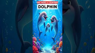Dolphin In 8 Different Languages 🐬🌍 #studyhacks #shorts
