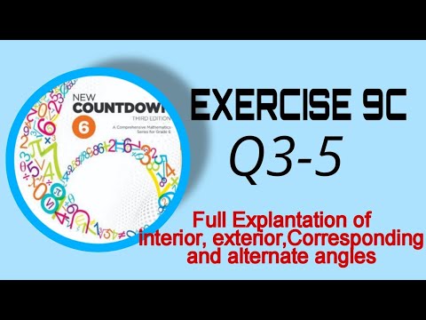 New Countdown Third Edition|Oxford|Exercise 9C|Chapter 9|Class six|Maths| Solution|Q3|Q4|Q5|