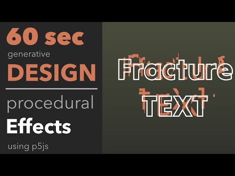 Using p5js to fracture text in optikka's design system in 60 seconds