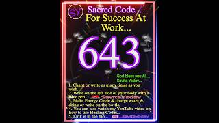 Sacred Code For Success At Work...|#shorts #short #youtubeshorts #success#work#sacredchants#ytshorts