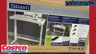 Costco Tresanti 47 inch Adjustable Height Desk - Unboxing and Assembling - Item Number 1414575