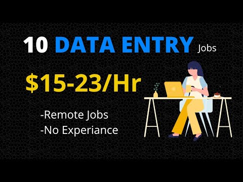 10 Data Entry Jobs You Can Do From Home: Remote and with minimum skills and experience