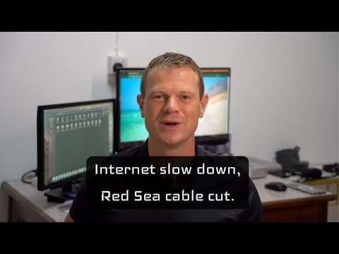 Internet slow down, Red Sea cable cut.